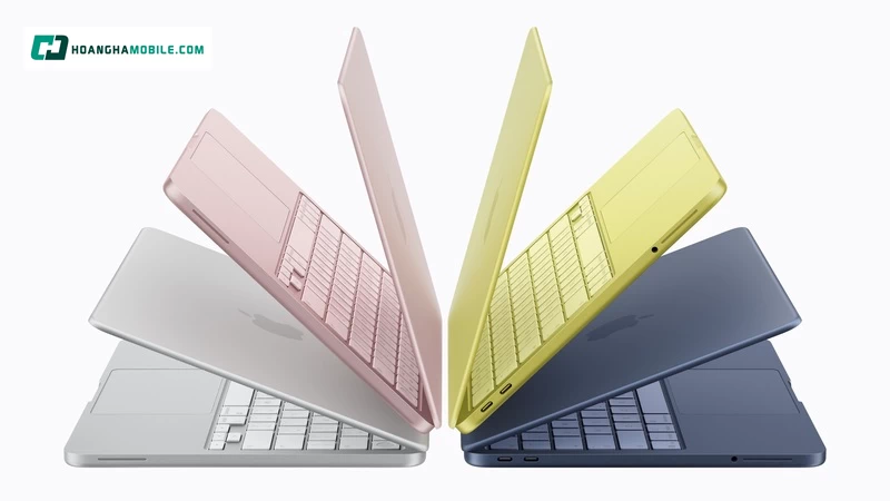 MacBook Neo 256GB có thiết kế mỏng nhẹ, màu sắc “trẻ” và dễ mang đi